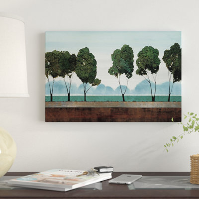 «Six Trees» par Robet Charon - impression sur toile tendue