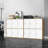 6 Door White Employee Locker with Key-1389715679