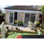 Menands  3.5m Width x 1.5m Depth Door Canopy Grey-Bracket Bronze-Sheet
