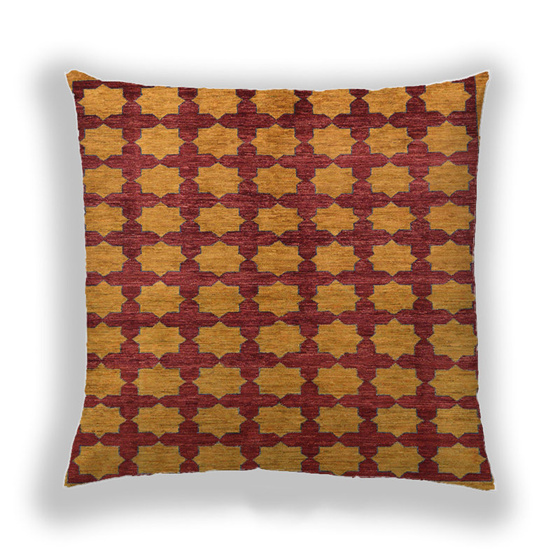 Coussin décoratif abstrait 249, Microsuède