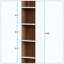 Bibliothèque d'angle 5 niveaux