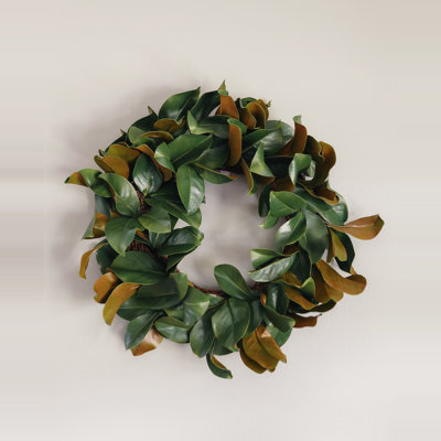 Couronne de magnolia artificielle 24 po