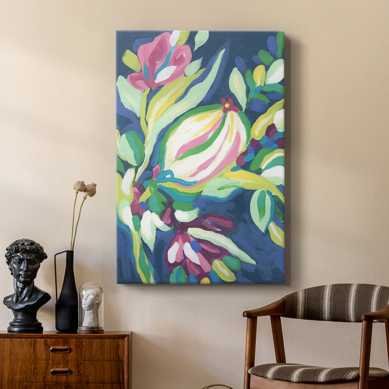 Blue Tropics III - galerie sur mesure, H 12 po x l 8 po