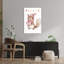 Fa La La Squirrel Gift Contemporary Squirrel Winter Forest Wall Art Print by Mathieu - Wrapped Canvas Print-1560544691