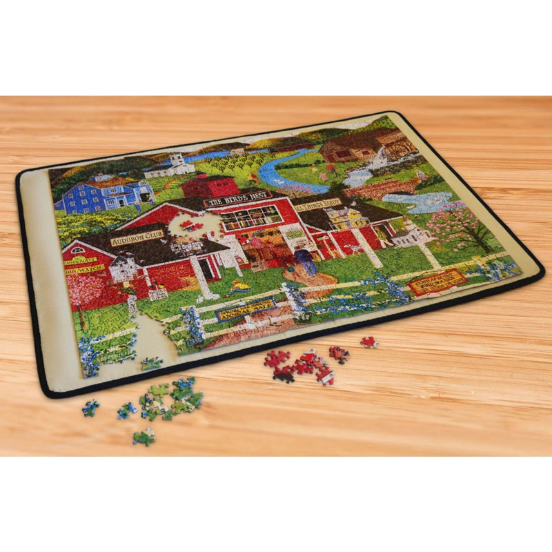 Tapis de casse-tête en tissu 21 po x 31 po