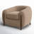 Amaryllis 38" Wide Polyester Barrel Chair-784591419