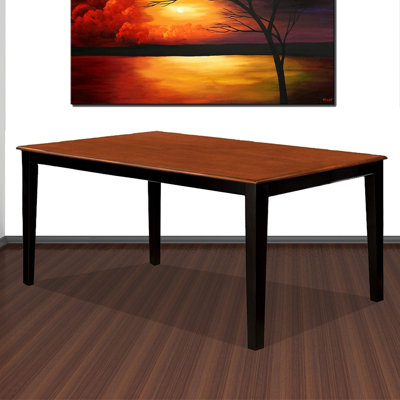 Table de salle à manger en bois massif repose cerise