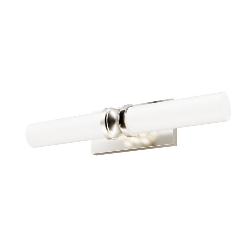 Lenlock 2 - Light Dimmable Vanity Light, White, Sliver