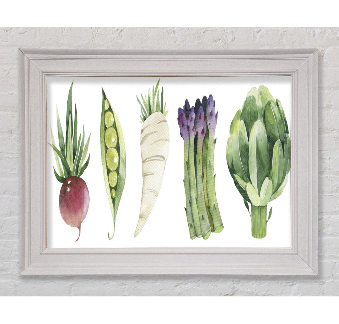 Leinwandbild Set Of 5 Veg