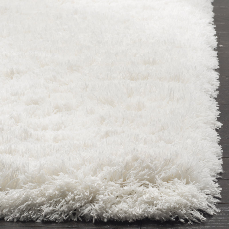 Tapis blanc Hermina, Carré 6 pi 7 po