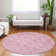 Premium Machine Washable Prisco Pink Rug