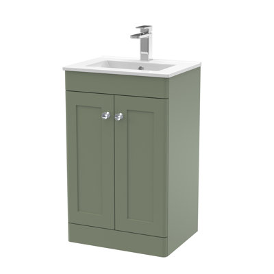 Classique 500 mm Freestanding Single Vanity with Drop In Basin