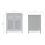 Base de meuble-lavabo simple 31 po Ferree-29920939