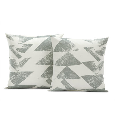 Housses de coussin en coton à imprimé