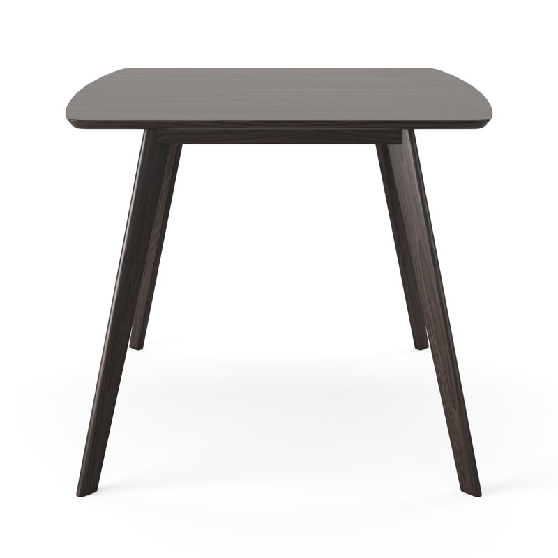 Table de salle à manger Folashade, Noyer gris anthracite