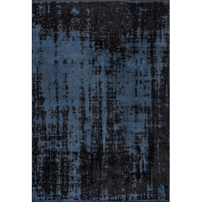 Tapis noir / bleu Rapture