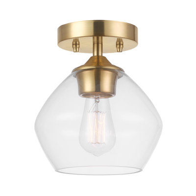 Molchadsky Glass Semi Flush Mount