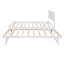 Lit plateforme double durable avec lit gigogne réglable, parfait pour économiser de l'espace et être multifonctionnel dans les chambres modernes.-1616941354