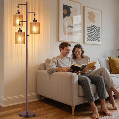 Lampe sur pied 72 po Boho