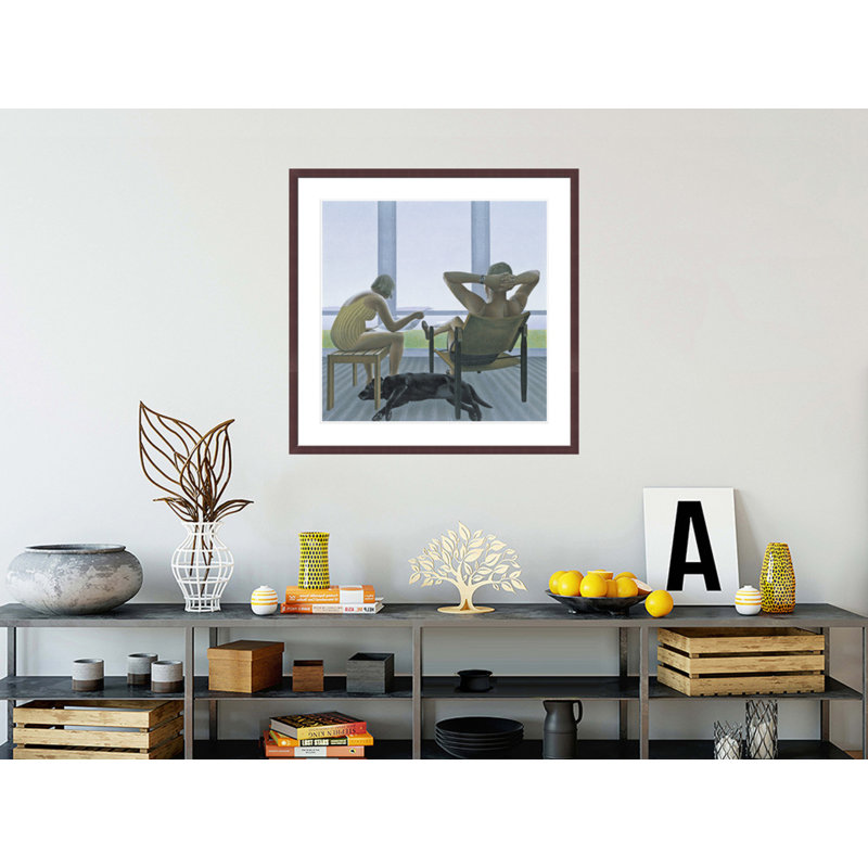 « Veranda » d'Alex Colville - Reproduction giclée encadrée, H 33,5 po x l 34 po