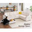 Canapé modulaire Glendora de 112 po avec chargement USB, rangement pour chaise longue et porte-gobelets-284145934