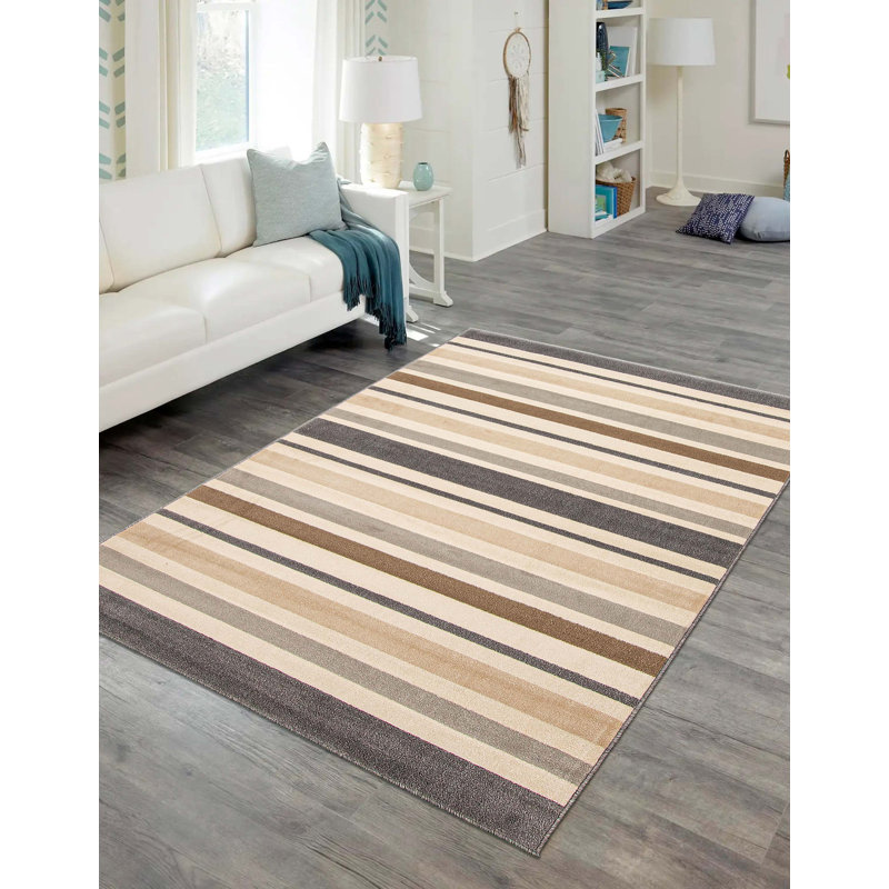 Tapis beige Compean, Rectangle de 5 pi x 8 pi