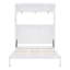 Lit escamotable mural avec tablettes de rangement-1630294613