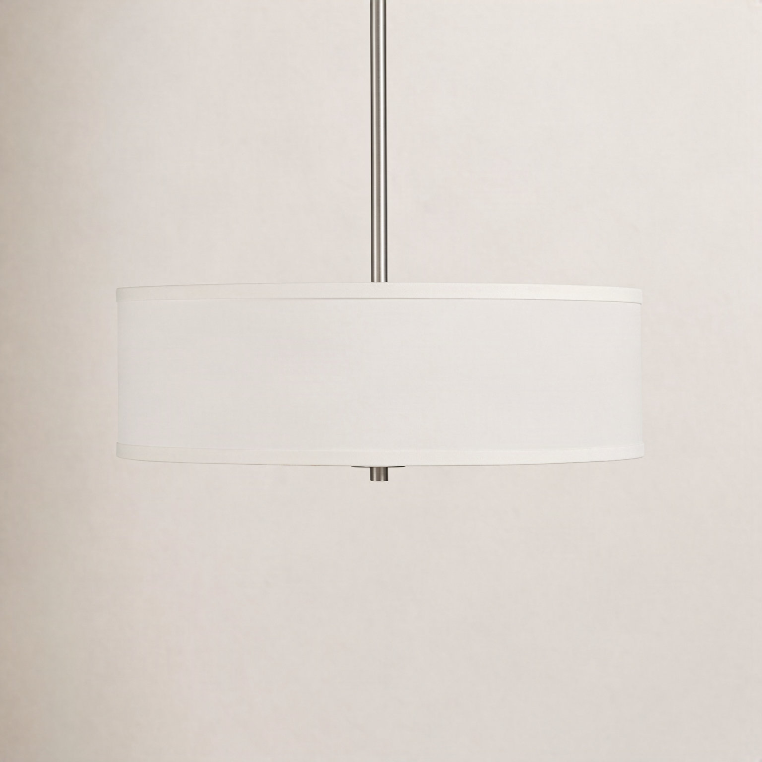 Reed 3 Light Dimmable Pendant, Brushed Nickel