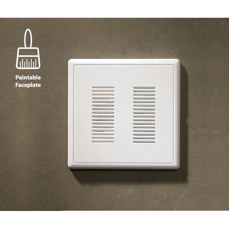 White and Black Modern Wired Doorbell Chime Kit