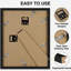 Black Collage Picture Frame - Frames Included: 4