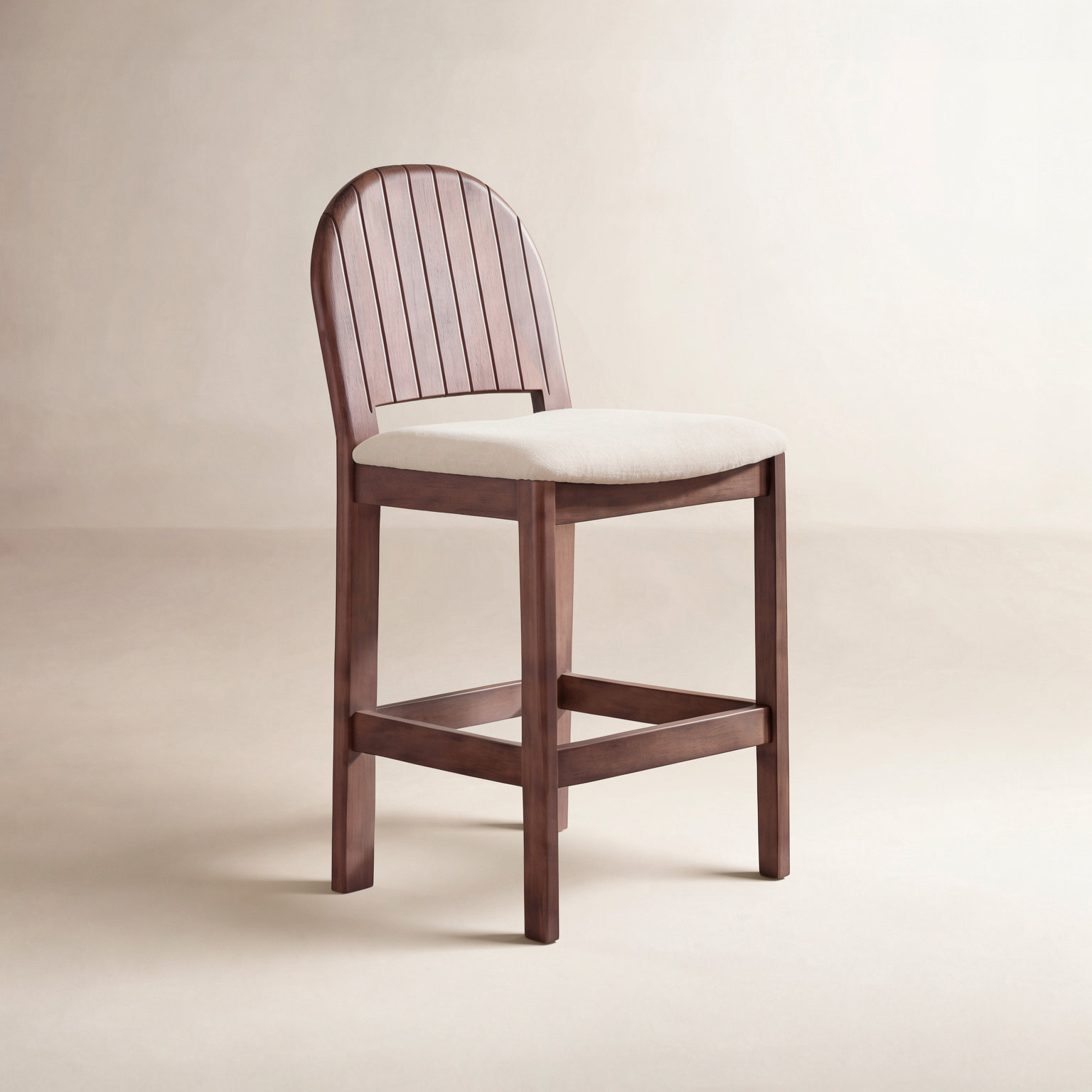 Crossley 25" Bar Stool, White