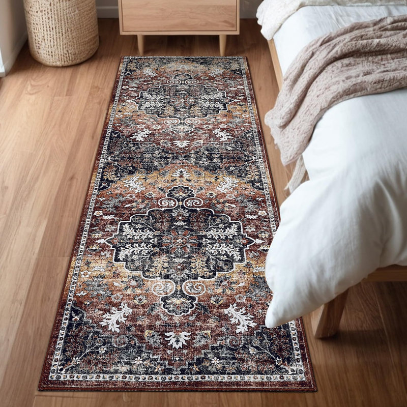 Abstract Machine Printed  Area Rug, Rectangle 160 x 230 cm