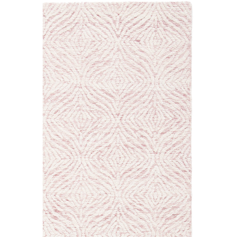 Pezanetti Hand Tufted Wool And Cotton With Latex Abstract Rug, Rectangle 5' x 8'