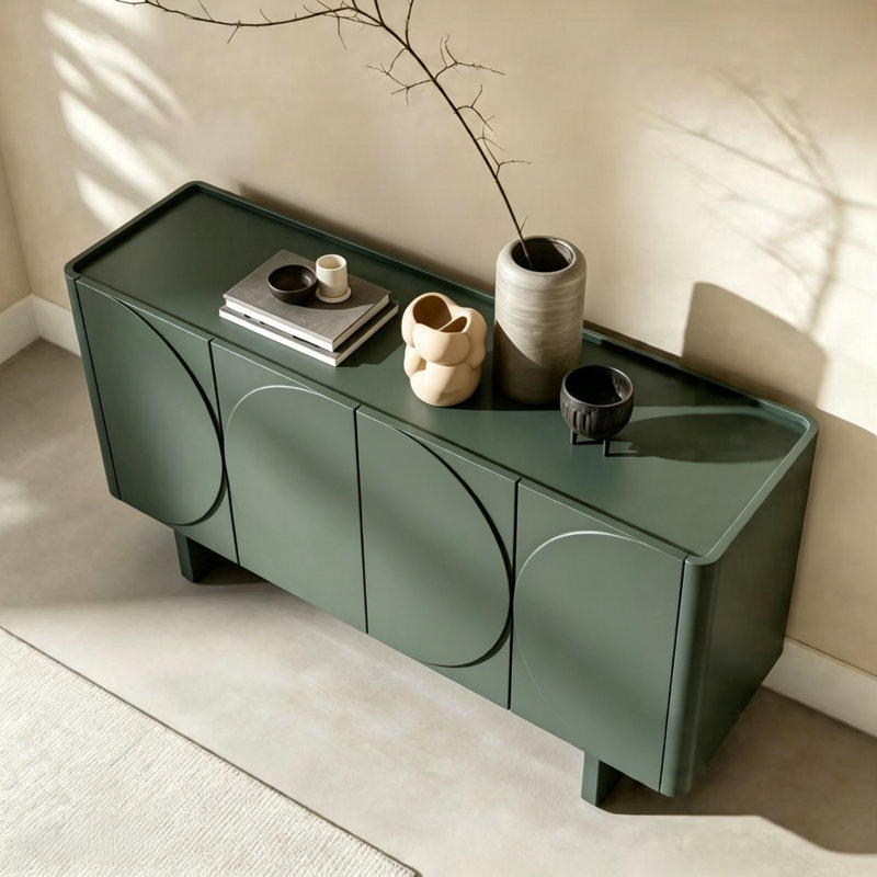 Buffet simple et pratique, Vert foncé