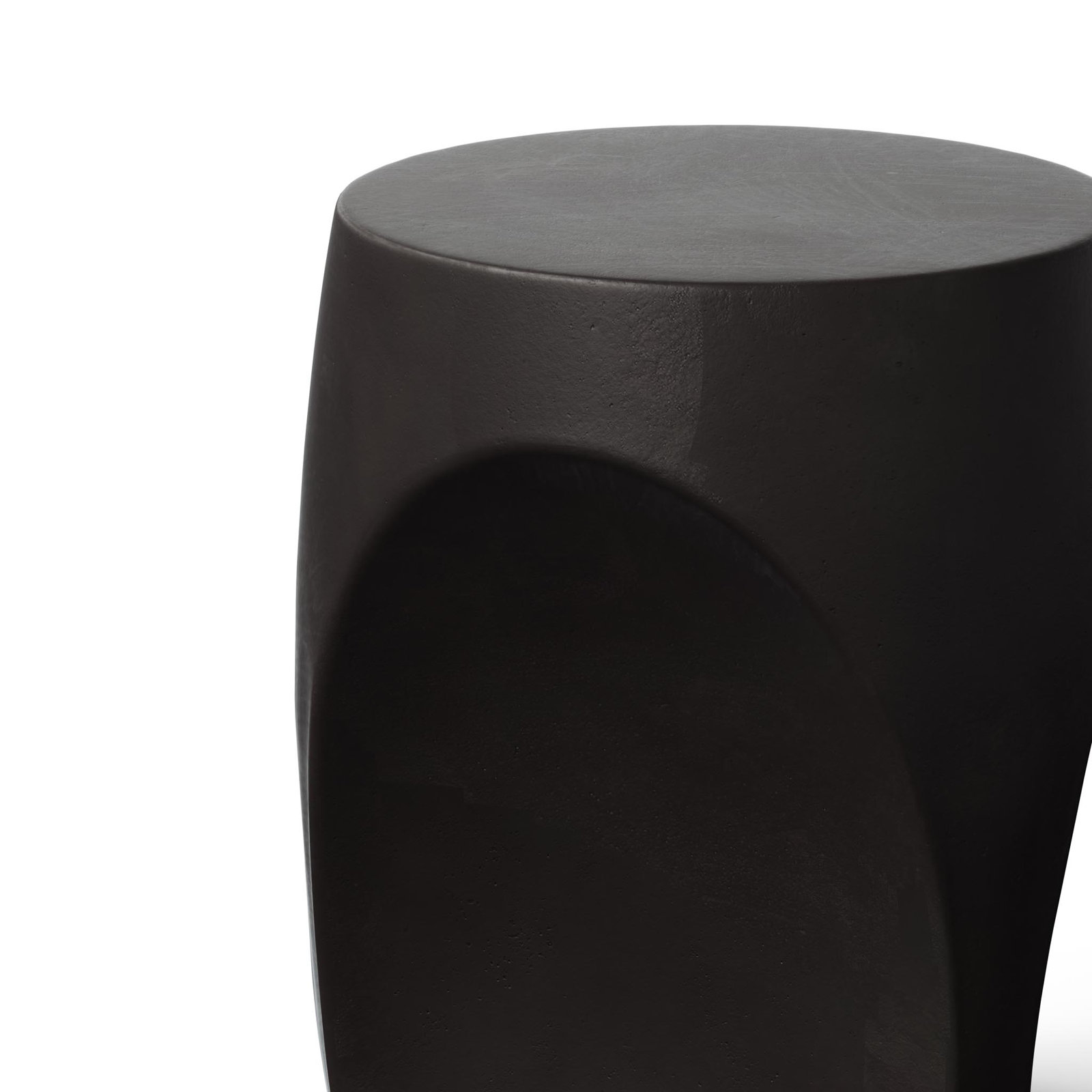 Concrete Stool, Lava Brown