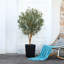 Olive artificielle George avec pot décoratif, faux olivier résistant aux rayons UV avec tronc naturel-1799478852-1799478853