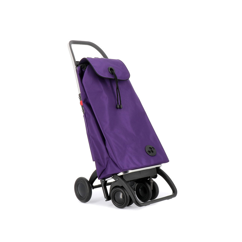 41.34'' H x 15.55'' W Cart with Wheels, Purple