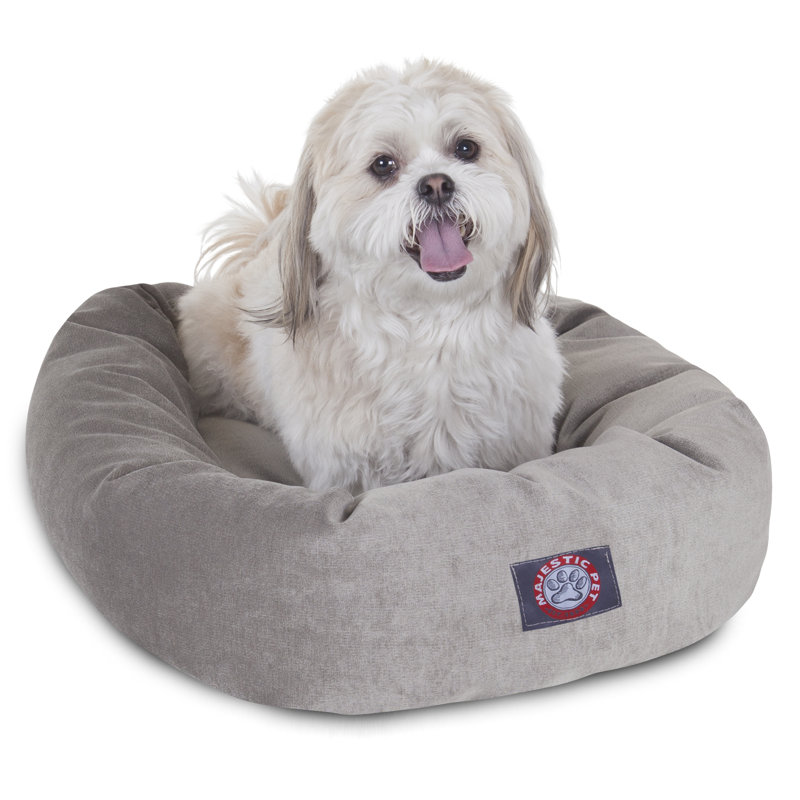 Lit ovale pour animal de compagnie, Petit (l 18 po x P 24 po x H 7 po), Gris perlé