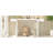 U-Style Large 60-Inch Console Table With Geometric Clean Lines Design,Stylish Entryway Table With Painted Finish And Adjustable Feet,Suitable For Living Room,Entryway,Hallway.-164427431