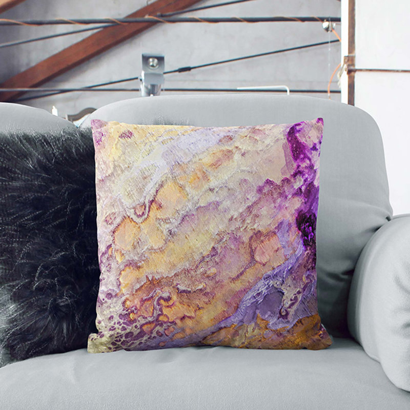 Square Throw Cushion, 40cm H x 40cm W x 15cm D