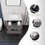 Meuble-lavabo flottant 30 po avec lavabo et tiroir à fermeture en douceur-133585840-133585842