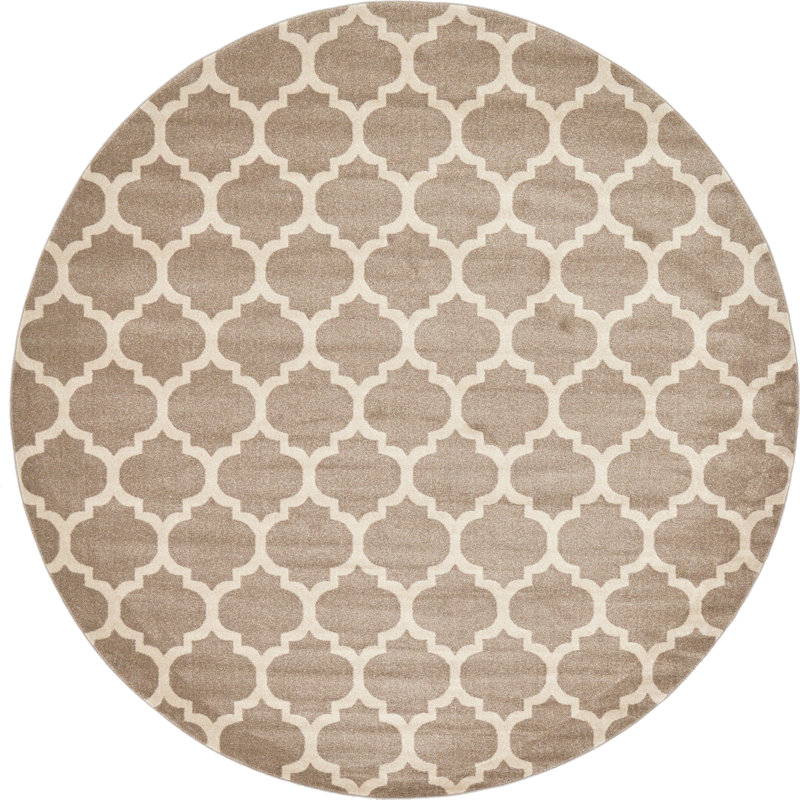 Molly Geometric Indoor Rug, Round 10'
