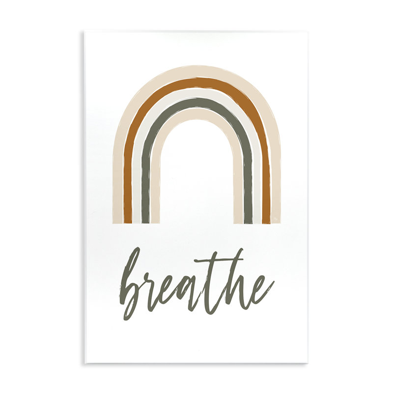 Art mural Breathe with Subtle Earth Tones par Martina Pavlova, H 19 po x l 13 po