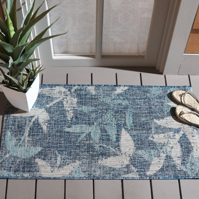 Guitain Performance Floral Indoor/Outdoor Area Rug