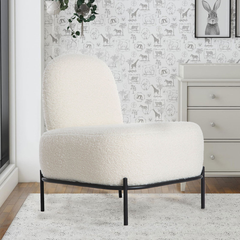 Upholstered Slipper Chair
