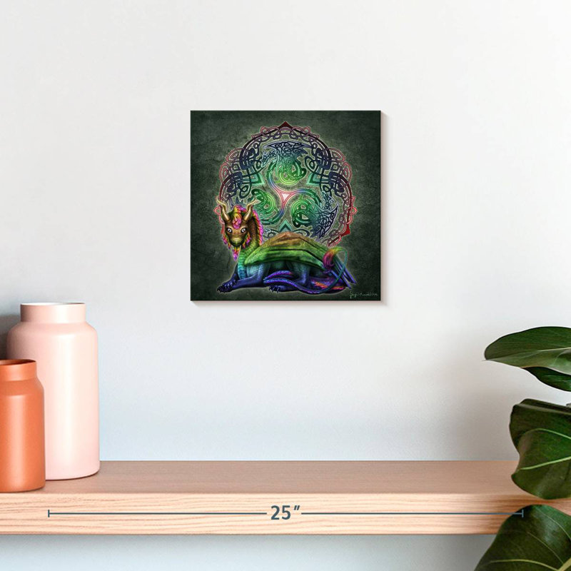 Kelan Celtic Totem Dragon, 10" H x 10" W
