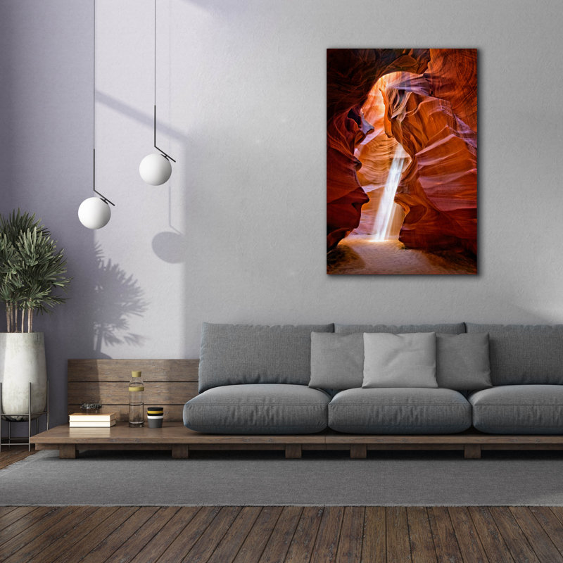  «Antelope Canyon Arizona 3» par David Drost, art mural sur toile, 40 po x 60 po