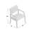 Apgar Outdoor Dining Armchair with Cushions
