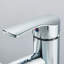 Modern Basin Sink Mixer Tap Monobloc Waterfall Bathroom Single Level Tap Chrome