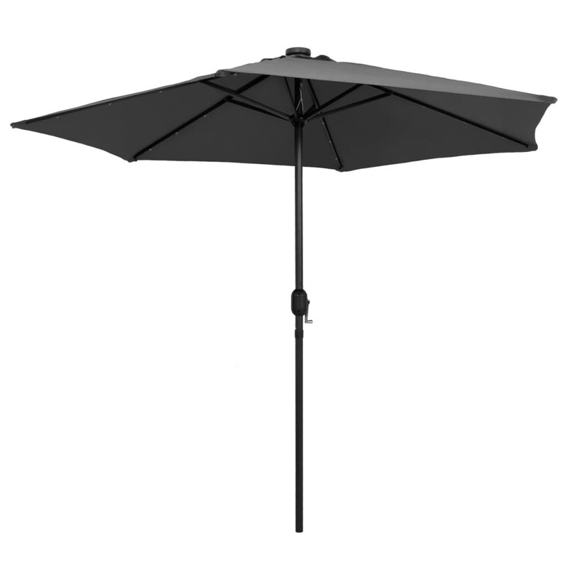 106.3" x 106.3" Market Umbrella, Anthracite